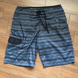 American Eagle Triangle Board Shorts